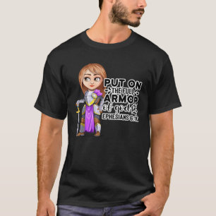 Christian Bible Motivation Armor of God Ephesians  T-Shirt