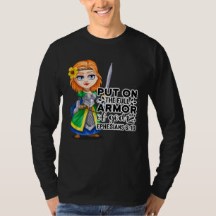 Christian Bible Motivation Armor of God Ephesians  T-Shirt