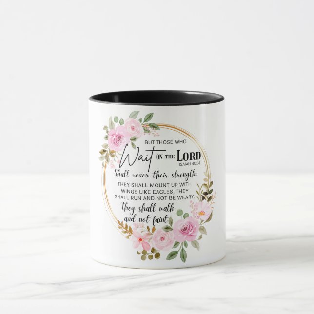 Christian Bible Proverb Mug (Center)