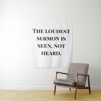 Christian bible quote tapestry