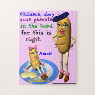 Christian Bible Quotes Jigsaw Puzzle