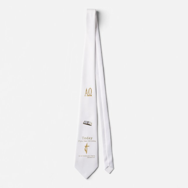Christian Bible Scripture Neck Tie (Front)