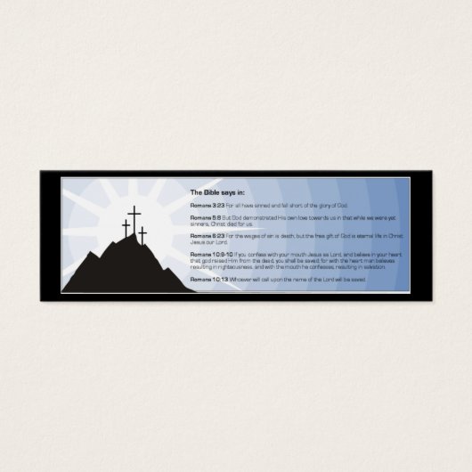 Christian Bible Tract Card (Front)