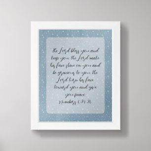 Christian Bible Verse Art Framed Art