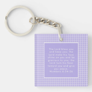 Christian Bible Verse Art  Keychain