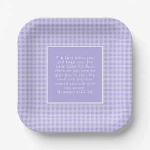 Christian Bible Verse Art  Paper Plates