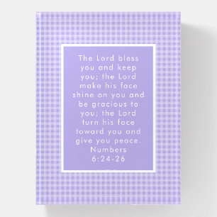 Christian Bible Verse Art  Paperweight