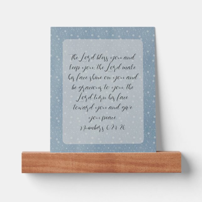 Christian Bible Verse Art  Picture Ledge (Front)