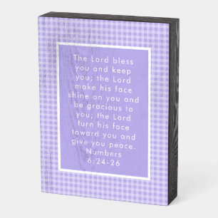 Christian Bible Verse Art Wooden Box Sign
