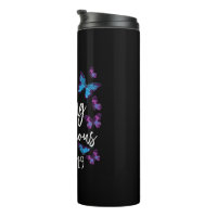 Custom Scripture Engraved Tumbler - Joshua 1:9 Be Strong and