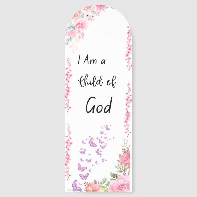 Christian Bible Verse Bookmark  (Front)