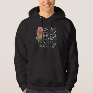 Christian Bible Verse Butterfly Flower Faith God J Hoodie