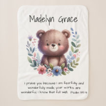 Christian Bible Verse Custom Baby Nursery