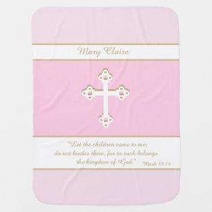  Christian Bible Verse custom keepsake Baby Blanke Blanket