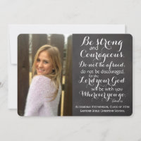 Christian Bible Verse Custom Photo Graduation