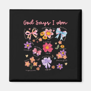 Christian Bible Verse God Say I Am Women Bibles Je Magnet