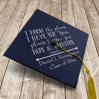 Christian Bible Verse Graduation Cap Topper