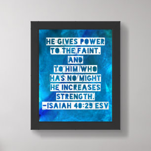 Christian Bible Verse Image Framed Art