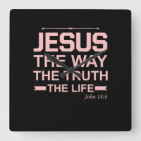 Christian Bible Verse Jesus Way Truth Life