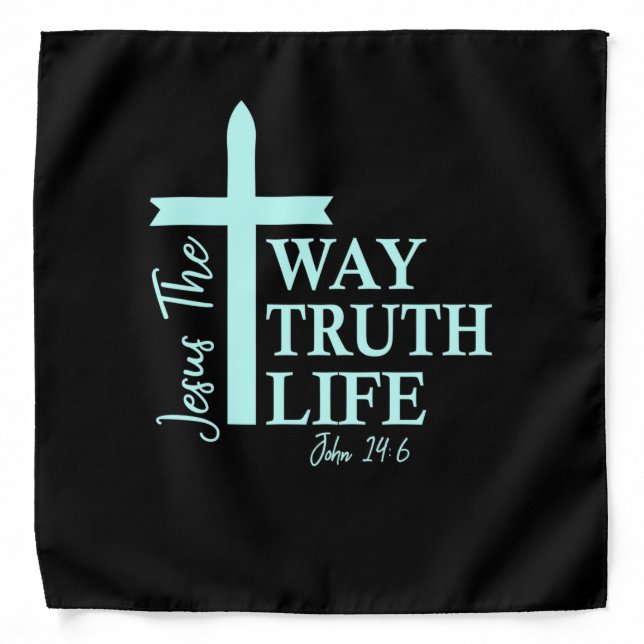 Christian Bible Verse John Bandana (Front)