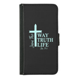 Christian Bible Verse John Samsung Galaxy S5 Wallet Case