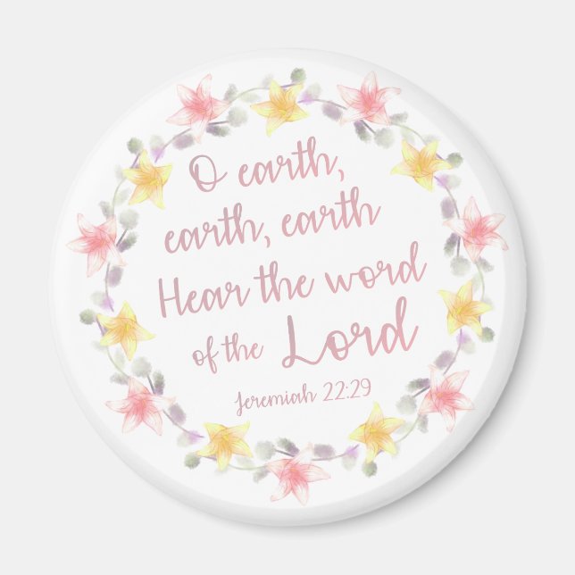 Christian Bible Verse Magnet (Front)