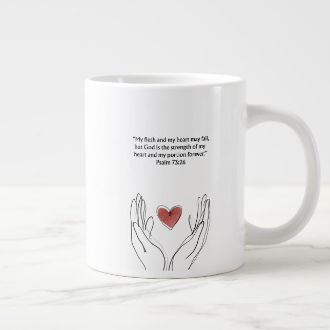 Christian Bible Verse Mug | Encouragement Gift (Right)