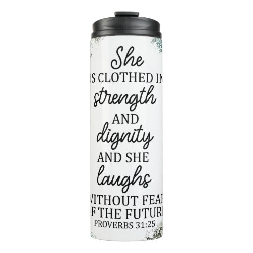 Christian Bible Verse Proverbs 31 Thermal Tumbler