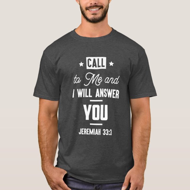 Christian Bible Verse Scripture Religious Gift T-Shirt (Front)