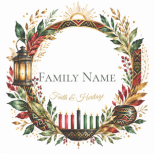 Christian Bible Verse Stickers Kwanzaa Faith