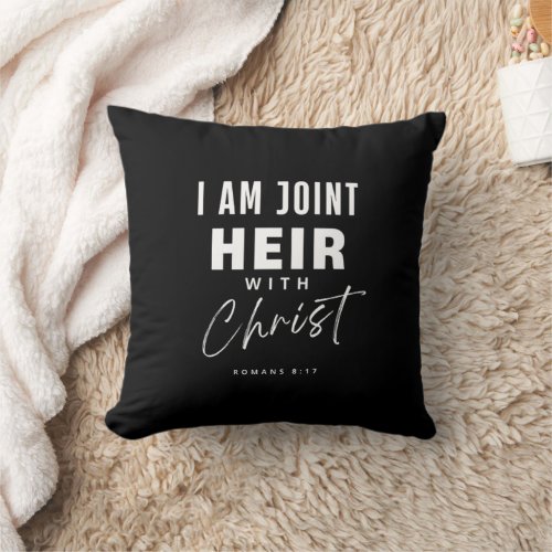 Christian Bible Verse Throw Pillow
