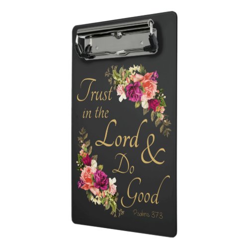 Christian Bible Verse Trust in the Lord  Do Good Mini Clipboard