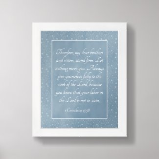 Christian Bible Verse Typography Design