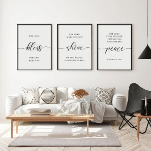 Christian Bible Verse Wall Art Sets
