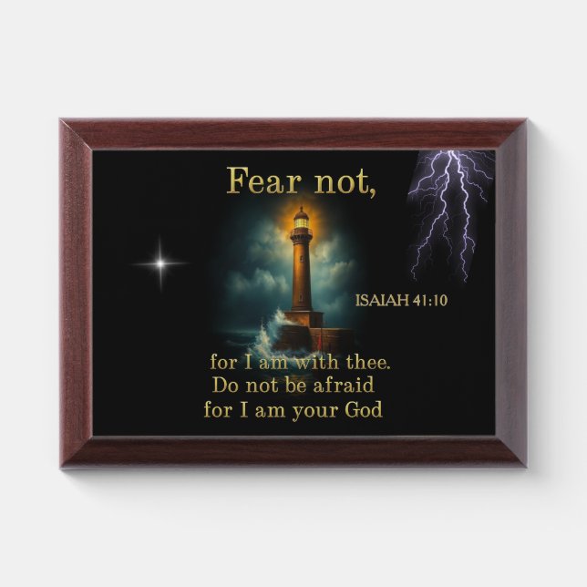 Christian Bible verses Award Plaque (Horizontal)
