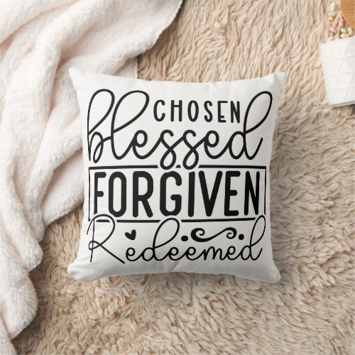 Christian bible verses throw pillow