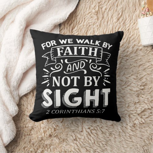 Christian bible verses throw pillow