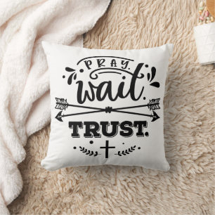 Christian bible verses throw pillow