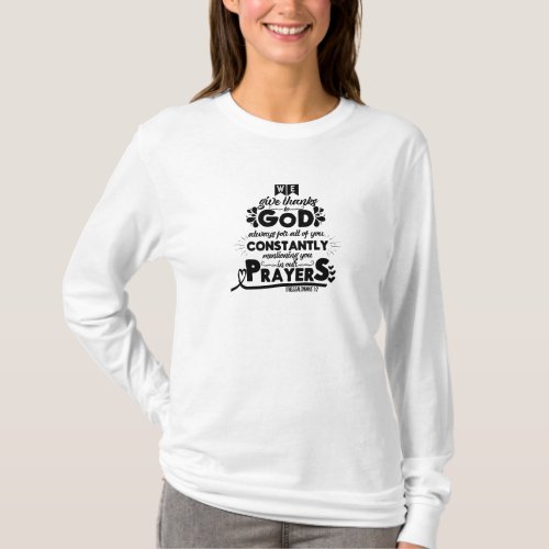 Christian bible verses Typography T_Shirt