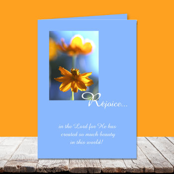 Christian Birthday Card -- Beauty In The World by KathyHenis at Zazzle