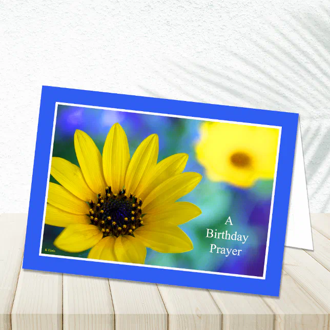 Christian Birthday Cards -- A Birthday Prayer | Zazzle