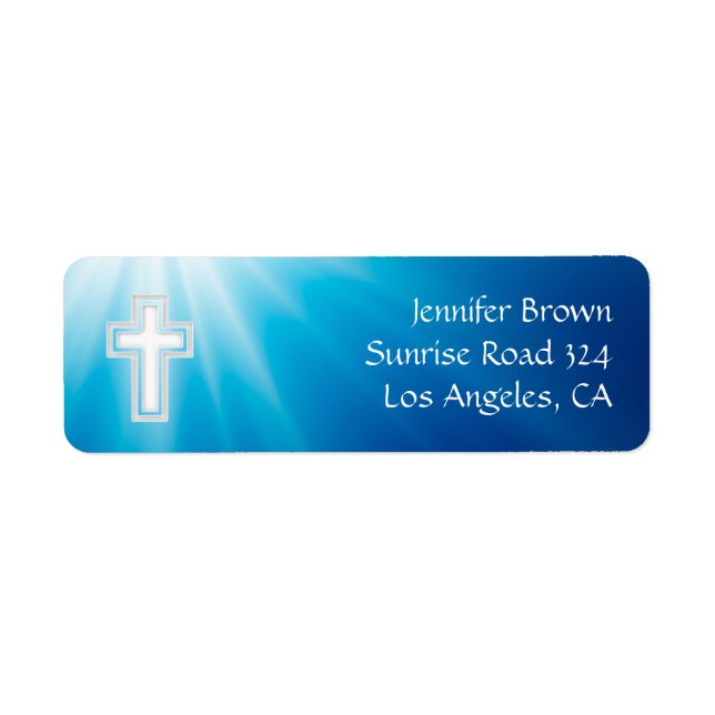 Christian | Blue Rays Label (Front)