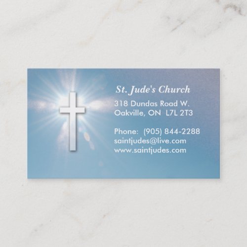 Christian Blue Sky Business Card