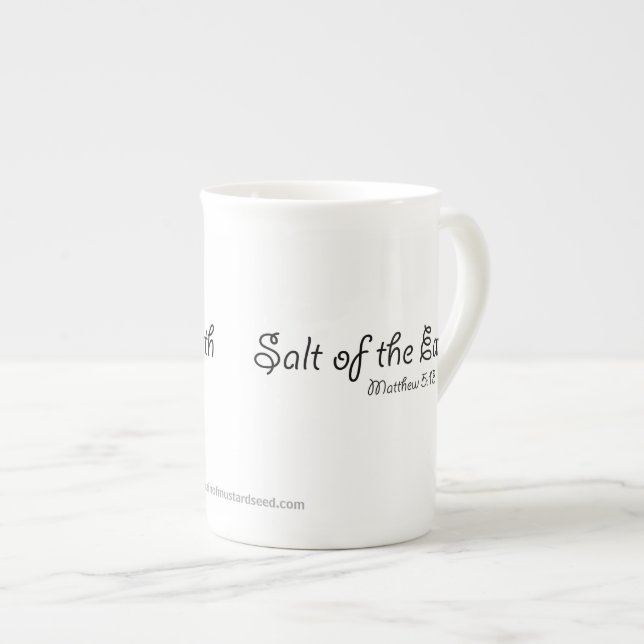 Christian Bone China Mug (Front Right)