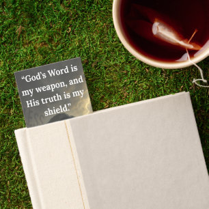 Christian Bookmark   God’s Word as Weapon