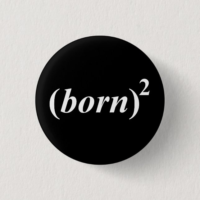 Christian "born again" button (Front)