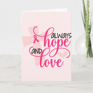 Christian Breast Cancer Awareness with Scripture Card