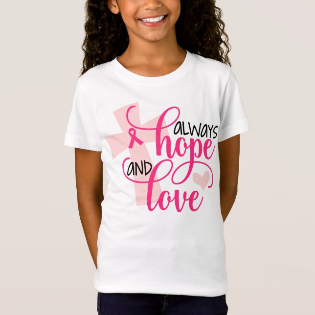Christian Breast Cancer Awareness with Scripture T-Shirt (Front)