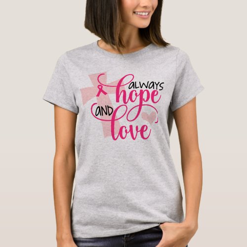 Christian Breast Cancer Awareness with Scripture T_Shirt