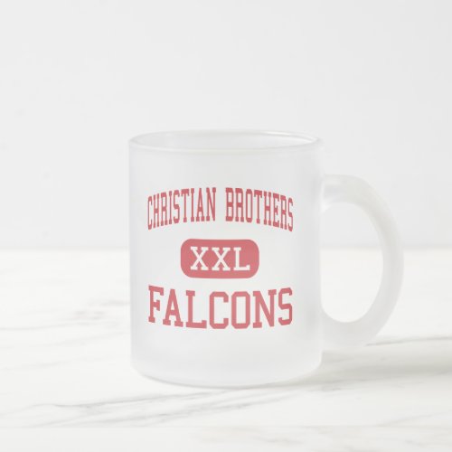 Christian Brothers _ Falcons _ High _ Sacramento Frosted Glass Coffee Mug